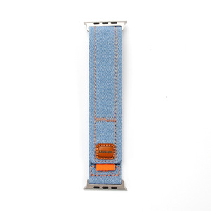 Adatto per <span class=keywords><strong>Apple</strong></span> <span class=keywords><strong>Watch</strong></span> <span class=keywords><strong>7</strong></span> 8 9 Ultra 2 cinturino in Denim un pezzo intrecciato Iwatch S10 cinturino - Product Image 5