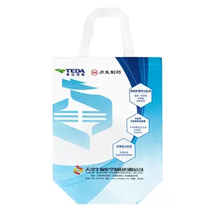 High Quality Handle Non Woven Bag Promotional Shopping Gift Medicine Bag Reusable Fabric Tote Bag
