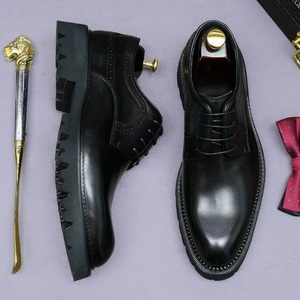 Zapatos Oxford de Negocios para Hombre, Hechos a Mano, con Cordones, Impermeables, con Suela de Goma, Estilo Nuevo y Lujoso, para Bodas - Product Image 5