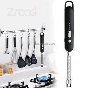 Viellovisle Tech — briquet avec éclairage LED Arc en métal, bougies coupe-vent, avec port USB, allume-cigare à 360 degrés, pour la cuisine, famille - Product Image 4