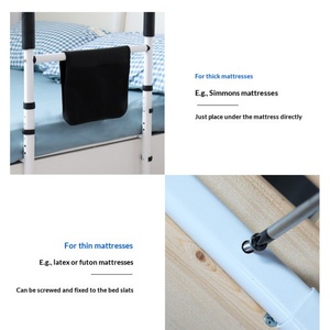 Corrimano di Sicurezza per Letto, Pieghevole e Portatile, per Adulti e Anziani, Terapia di Riabilitazione, Senza Foratura - Product Image 3