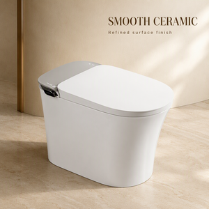 Smart Toilet Fully Automatic All-in-One Model Remote Control No Water Restrictions for Hotels Floor Mounted M329 Auto Siphonic F - Product Image 3