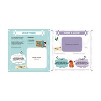 Libro de Registro de Palabras Cotidianas para Bebés y Mascotas Estilo Edicart, Educativo, Colorido, con Cubierta Acolchada de Espuma, para Niños, 2 Artículos