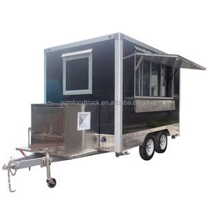 Remorque alimentaire multifonction personnalisable en aluminium et fibre de verre avec alimentation intégrée pour la vente de glaces, poulet frit, bonbons, utilisation en extérieur - Product Image 6