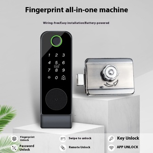 Không thấm nước đôi bên rim khóa tuya Wifi App kỹ thuật số thông minh vân tay khóa cửa cho ngoài trời cổng phía trước cửa - Product Image 3