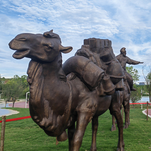 Sculpture d'art personnalisée en bronze moulé grandeur nature pour l'extérieur, tête de vache, vache <span class=keywords><strong>Angus</strong></span>, chameau, âne, girafe - Product Image 2