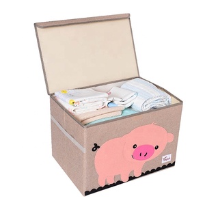 Animal Embroidery Design Kid Toy <strong>Storage</strong> Box Portable Organization and <strong>Storage</strong> <strong>Bins</strong> Sewing Fabric <strong>Cute</strong> Plastic Box Multifunction - Product Image 4