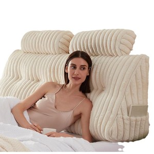 Coussin de dossier triangulaire Du Babo 59 pouces, coussin de soutien lombaire ergonomique pour canapé-lit et tête de lit - Product Image 5