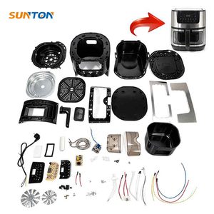Freidora de aire inteligente digital con pantalla táctil, sin aceite, cuadrada, para el hogar y la cocina, personalizada OEM SUNTON skd ckd - Product Image 6
