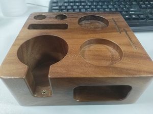 2025 nouvel organisateur d'espresso Tamper Station <span class=keywords><strong>SouthAmerica</strong></span> noyer 9 en 1 porte-outil à café - Product Image 5