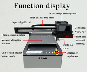Factory Price 6090 Inkjet UV Flatbed <strong>Printer</strong> For Bottle Pen Pvc Card Printing Shop Machines UV <strong>Printer</strong> For Small Business - Product Image 3