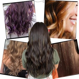 12 extensions cheveux à clipser 24 pouces à paillettes colorées Kit d'accessoires pour cheveux de fée pour femmes filles enfants - Product Image 5