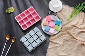 OEM ODM Professional Food Grade Diy Baby Food <b>Small</b> Square <b>Chocolate</b> <b>Bars</b> Silicon Molds - Product Image 5