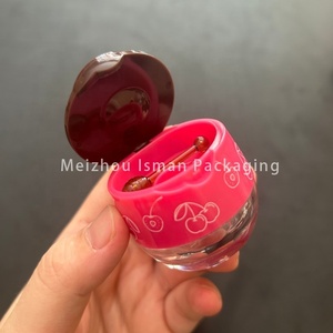 ISMAN Envase de Bálsamo Labial con Forma de Miel de 6g, Diseño de Fresa, Cereza y Sandía, Contenedor de Bálsamo Labial Vacío de Plástico AS, Logotipo Personalizado Pro - Product Image 6