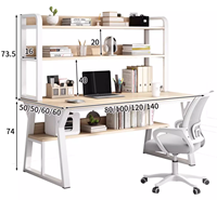 Bureau Étagère Table Intégrée Maison Chambre Bureau D'ordinateur Bureau Étudiant Bureau D'écriture Table D'étude Simple