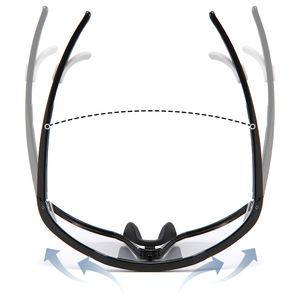 Gafas de Ciclismo con Montura Completa, Lentes Esféricas de Policarbonato, Protección UV400, Antideslizantes, para Niños, Deportes al Aire Libre - Product Image 2