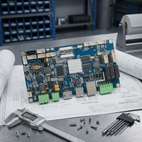 PCBA Multicapa de Alta Frecuencia para Telecomunicaciones, Acabado ENIG, Procesamiento BGA SMT, 100% Probado con Rayos X AOI, Electrónica OEM/ODM