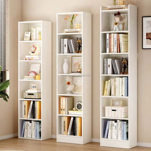 Estantería de Madera Delgada de Una Sola Columna y Múltiples Niveles en Oferta, para Hogar, Hotel, Escuela, Hospital, Sala de Estar, Taller, Apartamento - Product Image 1