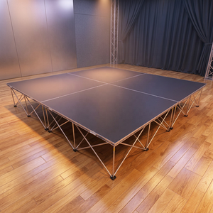 Scène de plateforme industrielle antidérapante avec estrade pliante en aluminium - Product Image 2
