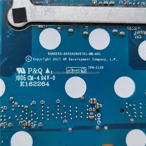 Placa Base para <span class=keywords><strong>HP</strong></span> Envy <span class=keywords><strong>17</strong></span>-Ae015NA <span class=keywords><strong>I7</strong></span>-7500U, Placa Principal 925396-001, Número de Pieza 925396-601, Placa Base <span class=keywords><strong>17</strong></span>-Ae 100% Funcional - Product Image 3