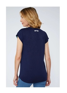 À la mode femmes graphique imprimé T-Shirt décontracté Spandex coton à manches courtes surdimensionné T-Shirt pour dames mode Streetwear haut d'été - Product Image 4