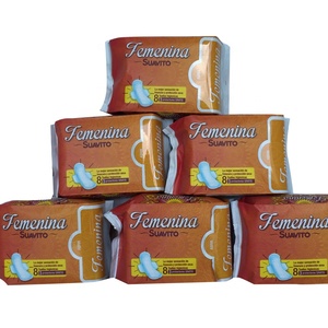 Toalla sanitaria Extra fina de fábrica para mujer, almohadilla sanitaria con chip de anión para mujer - Product Image 1