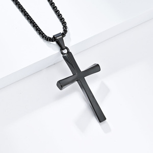 Collar Cruzado de Acero de Titanio con Diseño Minimalista y Moderno 2025, Estilo Unisex, Diseño Personalizado, Colgante para Suéter - Product Image 4