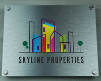 Plaque métallique vierge pour sublimation, plaque publicitaire industrielle en métal pour affichage de logo d'entreprise