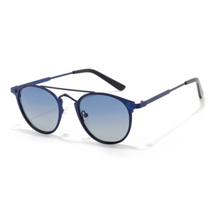 <b>Round</b> <b>Sunglasses</b> Full Rim Metal <b>Frame</b> Gradient Lenses 100% UV Protection Unisex Adult Sun Protection - Product Image 1