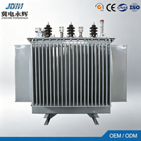 Transformateur de distribution immergé dans l'huile triphasé/monophasé série S13, 480V, enroulement en cuivre pur, transformateur de puissance à économie d'énergie