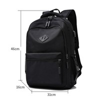 Tas Ransel Sekolah Pria Kapasitas Besar Gaya Korea Anti Air Lapisan Oxford untuk Siswa SMA Tas Travel Murah Pabrik