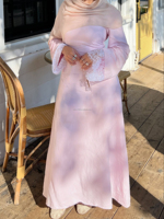 Abaya Willson à col rond et fermeture éclair, effet lin, qualité supérieure, pour femmes musulmanes, robe modeste en dentelle, mode quotidienne – Grande Vente Usine