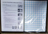 Haute qualité A3 A4 8.5x11 papier transfert thermique foncé personnalisable transfert jet d'encre pour impression textile cadeau tasse personnalisé