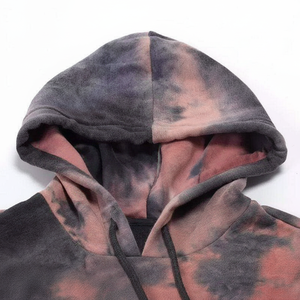 2025 meilleure vente en gros 500gsm lourd plaine personnalisé lavé à l'acide sweat à capuche Unique coton mélangé acide Vintage lavage à capuche pour hommes - Product Image 1