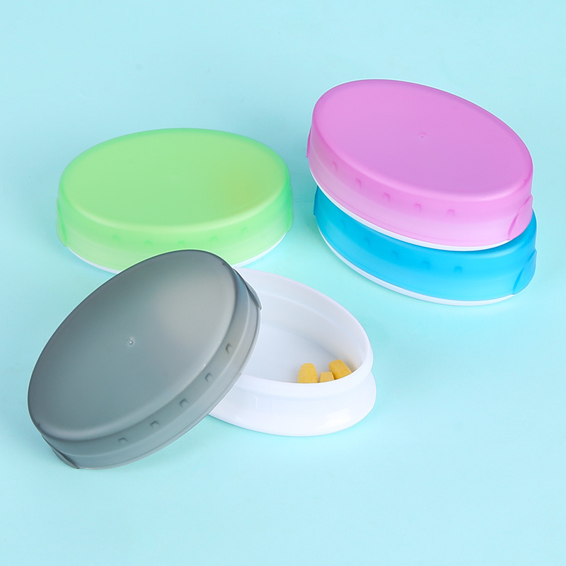 Qinpai Divided Medicine Cosmetics Storage Box Transparent Plastic Covered Travel Portioning Box Face Cream Ointment Lotion