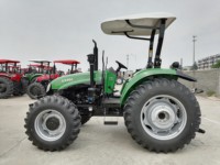 Traktor mesin pemotong rumput 4*4 100HP EX954 traktor buatan Tiongkok Mini dengan komponen penggali untuk dijual efisiensi tinggi