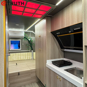 รถเทรลเลอร์สำหรับเดินทางสำหรับครอบครัว4คนรถเทรลเลอร์หรูหรารถบ้านคาราวานอลูมิเนียมขนาด4x4 - Product Image 4