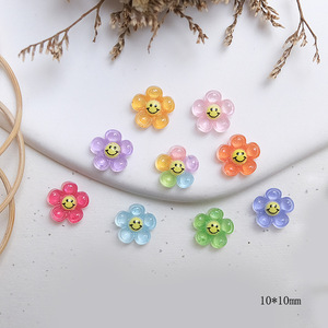 Accesorios <span class=keywords><strong>de</strong></span> Resina para Decoración <span class=keywords><strong>de</strong></span> <span class=keywords><strong>Uñas</strong></span>, Flores Transparentes <span class=keywords><strong>de</strong></span> 5 Pétalos, para Manicura Profesional y Manualidades - Product Image 4
