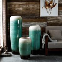 Vases de Sol Modernes Grandes Décoratifs en Céramique Hauts pour la Décoration Intérieure du Salon