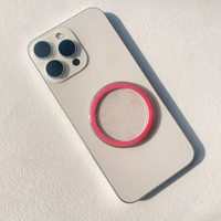 2025 nouveau Design Transparent couleur magnétique amovible téléphone poignée prise pour chargeur sans fil magnétique support Mobile Griptok Base