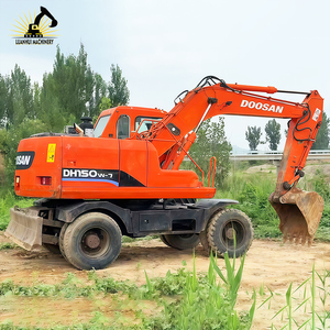 Factory Outlet Premium Original Tracks Buen rendimiento Doosan DH150W Rueda Excavadora usada para la venta - Product Image 5