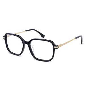 MB-1165 New Fashion Wholesale Women Big Oversize Fancy Style Optical Frame Square Optic Glasses Frame