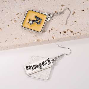 ZRM Boucles d'oreilles tendance en alliage GTA5, pendentif logo R Star, accessoires de voiture <span class=keywords><strong>Grand</strong></span> <span class=keywords><strong>Theft</strong></span> <span class=keywords><strong>Auto</strong></span> 5, vente chaude - Product Image 2
