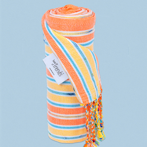 ผ้าขนหนูผ้าฝ้ายลายทางแบบ100% ตุรกีสุดหรูเป็นมิตรกับสิ่งแวดล้อมผ้าทรายแห้งเร็วผ้านุ่มดูดซับโลโก้ได้ตามต้องการ - Product Image 1