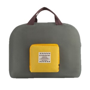 Travel Folding Duffel Bag Nylon Zipper Portable Travel Luggage Large Capacity Carry On <b>Suitcase</b> For Short Trip - Product Image 5