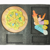 Puzzle en papier personnalisé en gros avec plusieurs accessoires, jeu de roulette, puzzle imprimable pour enfants, puzzles en papier pour enfants