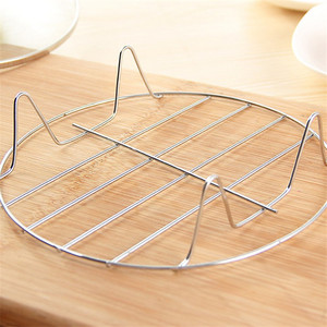 Estante de cocina multiusos, rejilla para vapor de acero inoxidable, rejilla de aislamiento térmico, rejilla de drenaje, rejilla para drenar aceite, rejilla para barbacoa - Product Image 1