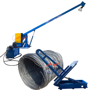Alto tipo di sospensione idraulica pay-off macchina con supporto di filo ribaltabile per trafilatrice - Product Image 1