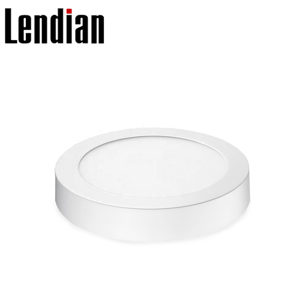 Indoor White Nickel Ultra-thin Round Surface Mounted Luz De Panel Del 600*600 12w 18w 6watt Pop Led Panel square Ceiling Light · image 5