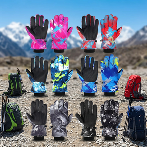 2026 Best-selling Unisex Polyester Waterproof Full-Finger <b>Gloves</b> Thick Warm Windproof <b>Touchscreen</b> Compatible Winter Outdoor - Product Image 4
